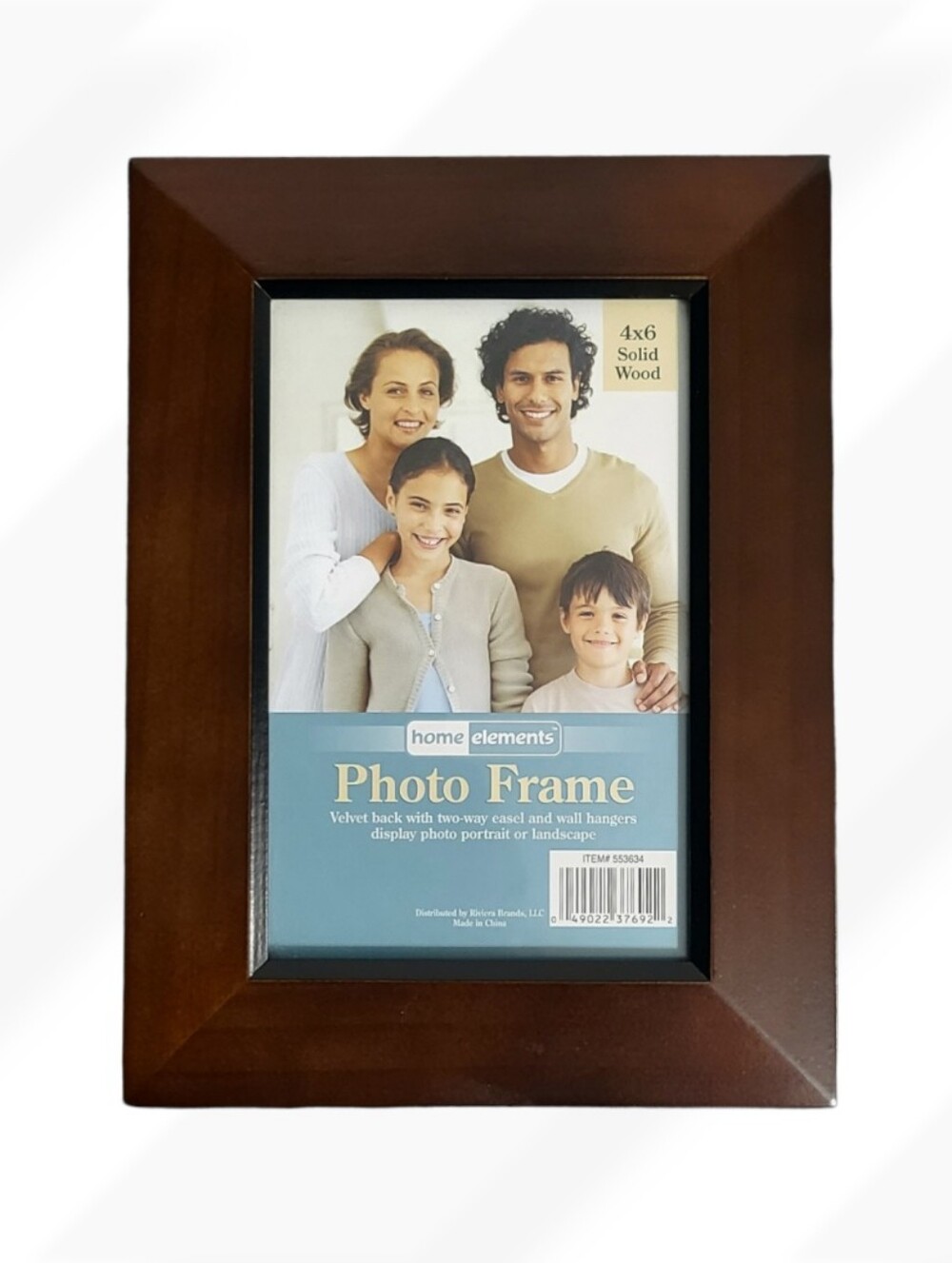 Photo Frame 4x6 Brown Wood Picture Frame Home Decor New